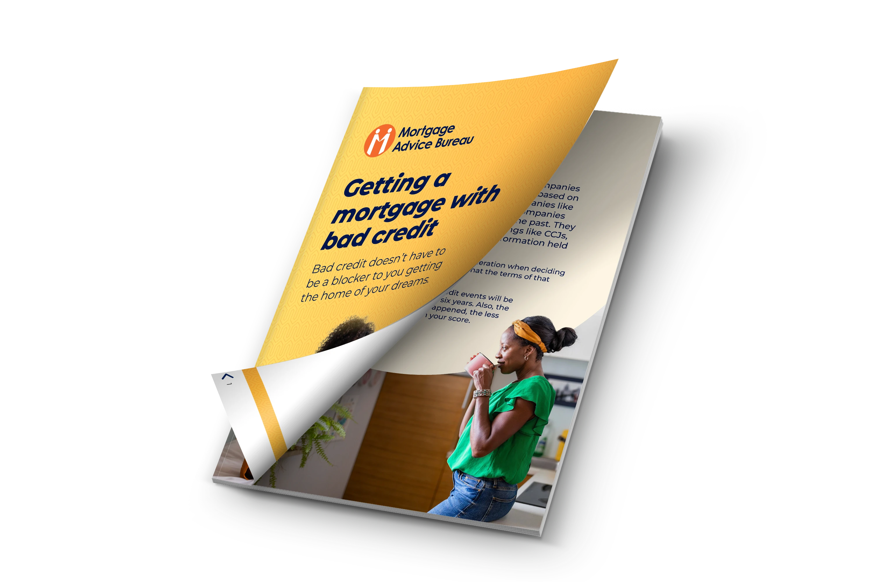 Getting a mortgage with bad credit guide front cover